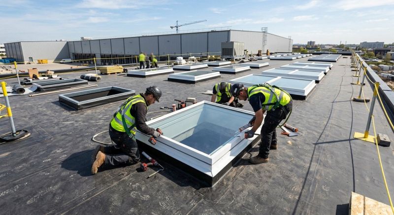Commercial Skylight Renovation in Beaumont, TX